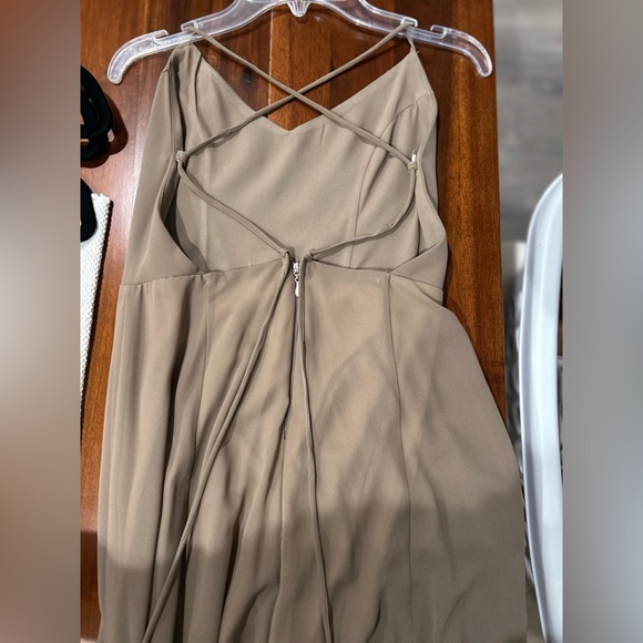 Godshaw Godess Gown in Dune Chiffon - Picture 3 of 4